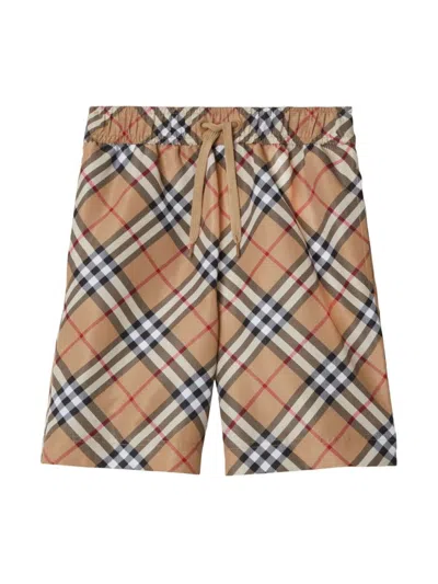 Burberry Kb7 Malcolm B Shorts In Brown