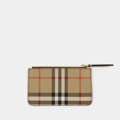 Burberry Kelbrook Cardholder In Beige