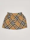 Burberry Kelsey Skirt Skirt In Check Beige