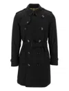 Burberry Kensington Heritage Medium And Long Style Windbreaker