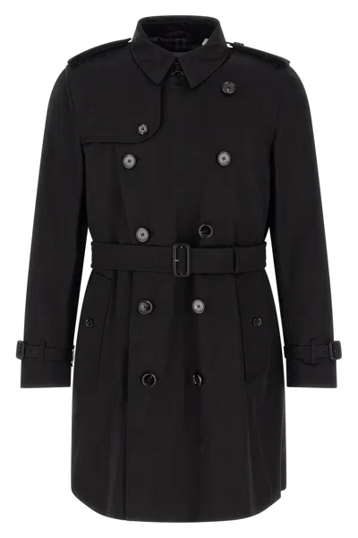 Burberry Kensington' 2-in-1 Trench Coat In Black