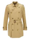 Burberry Kensington Coat In Beige