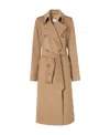 Burberry Kensington Double-breasted Cashmere Trench Coat In Nude