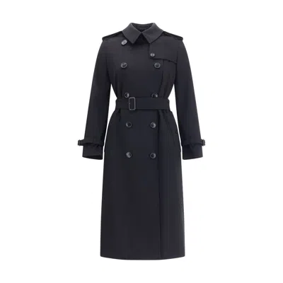 Burberry Kensington Coat In Gray