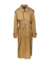 BURBERRY BURBERRY KENSINGTON HERITAGE DOUBLE BREASTED BELTED TRENCH COAT