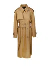BURBERRY KENSINGTON HERITAGE DOUBLE BREASTED BELTED TRENCH COAT