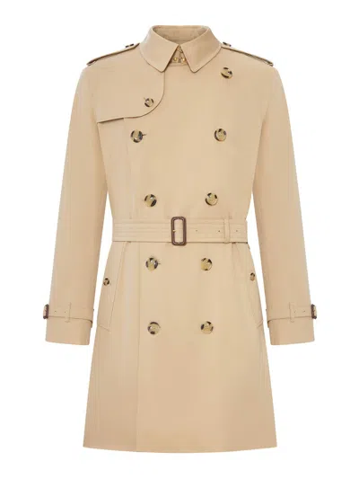Burberry Kensington Heritage Mid-length Trench Coat In Multi