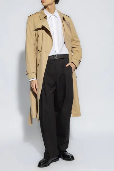 Burberry ‘kensington Long' Trench Coat In Beige