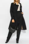 Burberry ‘kensington Long' Trench Coat In Black