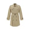 Burberry Kensington Coat In Beige