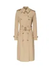 Burberry Kensington Midi Cashmere Coat In Brown