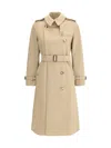 Burberry Women Kensington Midi Cashmere Coat In Brown