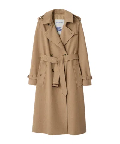 BURBERRY LONG CASHMERE KENSINGTON TRENCH COAT