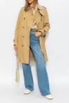 Burberry ‘kensington' Trench Coat In Beige
