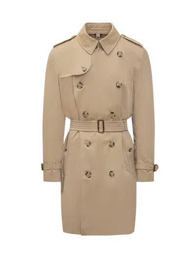 Burberry Kensington Trench Coat In Brown