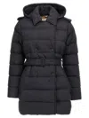 Burberry Kent Puffer Jackets Black In Gray
