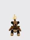 Burberry Thomas Bear Key Ring With Check Pattern In Multi