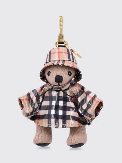 Burberry Key Chain  Woman Color Sand In Animal Print