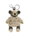 Burberry Thomas Trench-coat Teddy Bear Key-ring In Brown