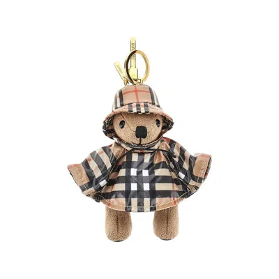 Burberry Key Ring Thomas Bear In Sand
