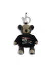 Burberry Thomas Teddy Bear Keyring Charm In Black