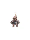 Burberry Wool-cashmere Keychain Accessory For Women In Brown