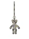 Burberry Plush Striped Keyring Key Cases