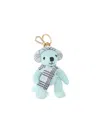 Burberry Thomas Teddy Bear Keyring Charm In Blue