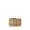 Burberry Vintage-check Print Coin Purse In Archivebeige