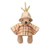 Burberry Wool-cashmere Thomas Bear Keychain In Brown