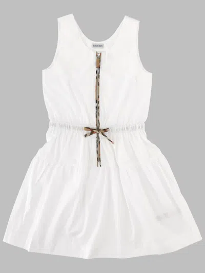 Burberry Kids'  Kg2 Raven Chk Bnd In White
