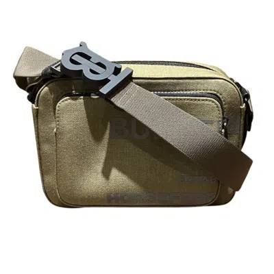 Pre-owned Burberry Khaki Canvas Shoulder Bag ()