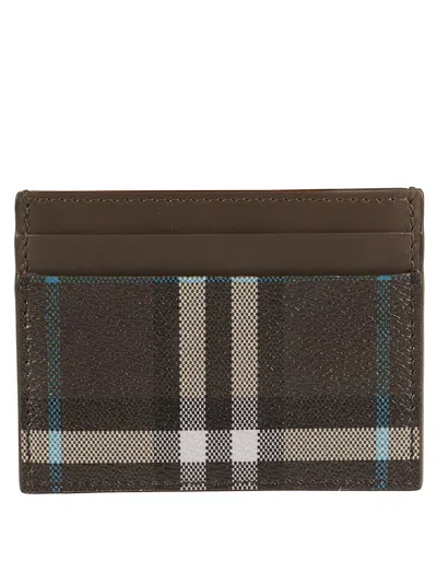 Burberry Khaki Check Print Wallet