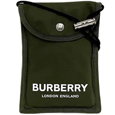 Pre-owned Burberry Khaki Nylon Shoulder Bag ()