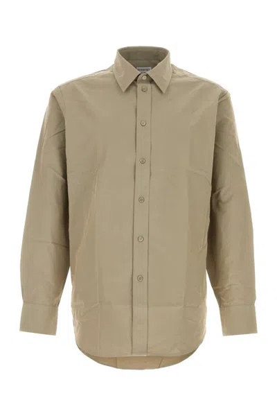 BURBERRY KHAKI POPLIN SHIRT