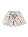 Burberry Shorts Aus Baumwollgabardine Mit Karodruck In Pale Stone Ip Check