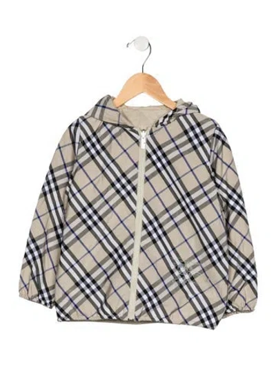 Pre-owned Burberry Babies' Kid Boy's Pattern Jacket In Neutral