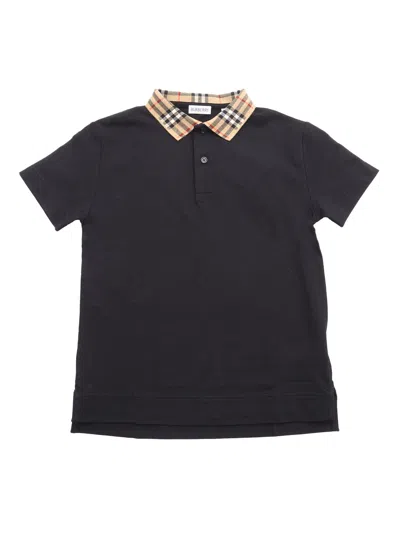 BURBERRY KID BOY POLO SHIRTS
