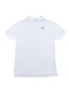 Burberry Kid Boy Polo Shirts In White