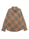 Burberry Kid Boy Shirts In Beige