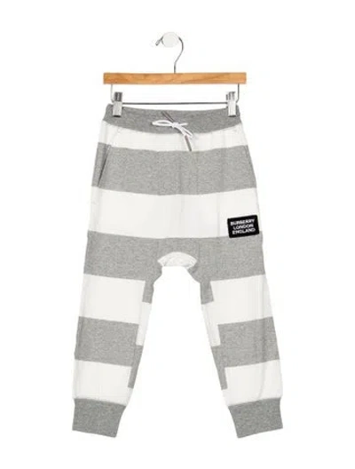Pre-owned Burberry Babies' Kid Boy's Sweat Pants W/tags In Grey