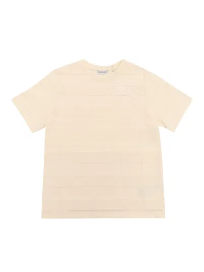 Burberry Kid Boy T-shirts In White