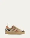 Burberry Check Cotton Sneakers In Multi