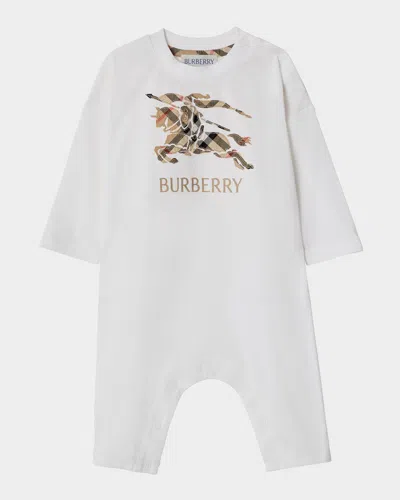 Burberry Logo Romper In White