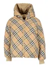 Burberry Kid Girl Puffer In Multi
