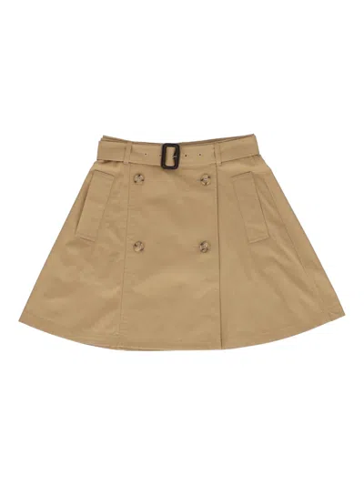 Burberry Kid Girl Skirts In Beige