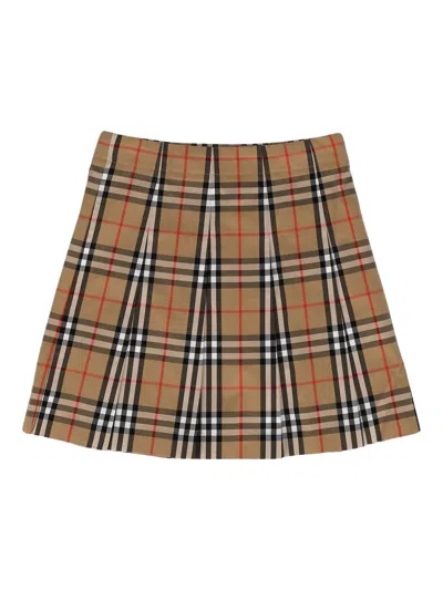 Burberry Kid Girl Skirts In Brown