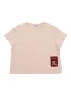 Burberry Girl's Racheal Ekd Label Short-sleeve T-shirt In Multicolor