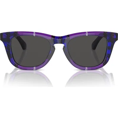 Burberry Kids' 46mm Small Square Sunglasses In Gray