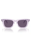 Burberry Kids' 46mm Square Sunglasses In Purple